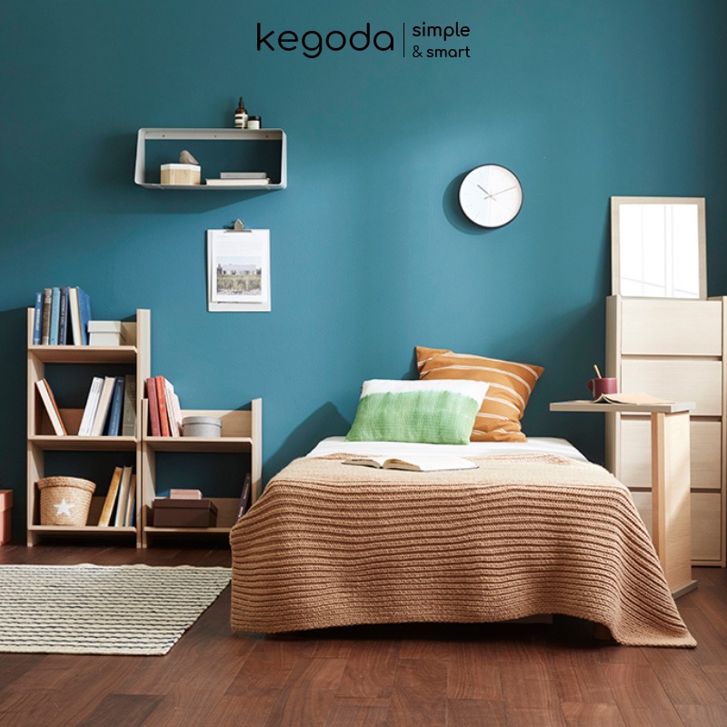 Combo 3 Kệ Gỗ Để Sách Báo Tạp Chí Đa Tầng Phong Cách Bắc Âu Thương Hiệu KEGODA - Ảnh 5